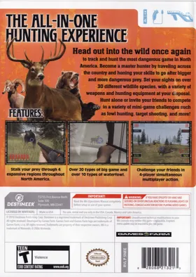 North American Hunting Extravaganza 2 box cover back